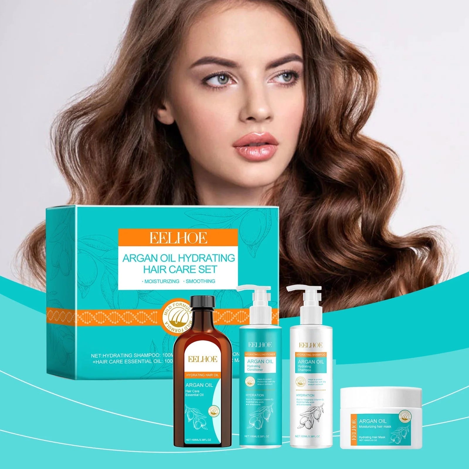 Eelhoe - Argan Oil Hydrating Hair Care Set